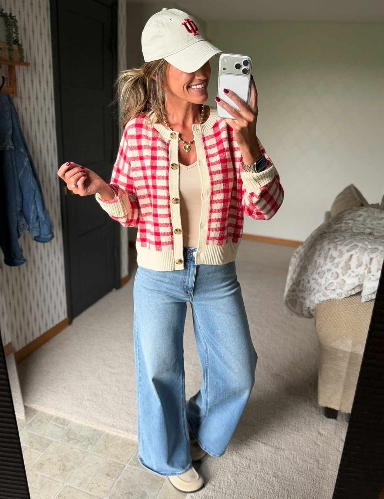 Who’s ready for tailgate season 🏈??
Cardigan/ small
Jeans/8 regular

#LTKOver40 #LTKSeasonal