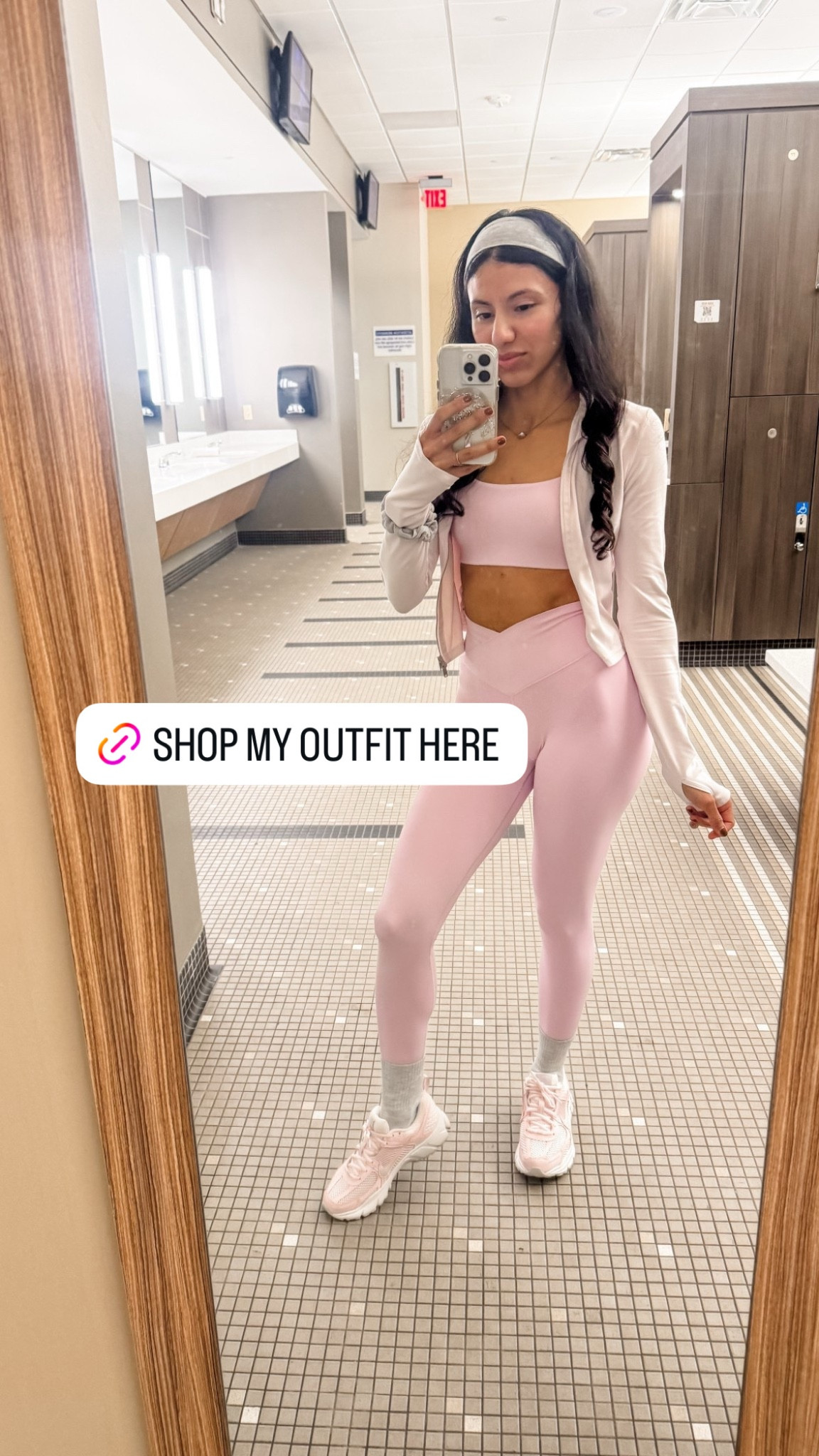 Another Pilates sessiona other matching  set🩷🩶

#LTKfitnessgoals #LTKActive #LTKmorningroutine