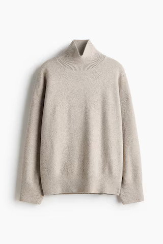 Oversized Mock-Turtleneck Sweater | H&M (US + CA)