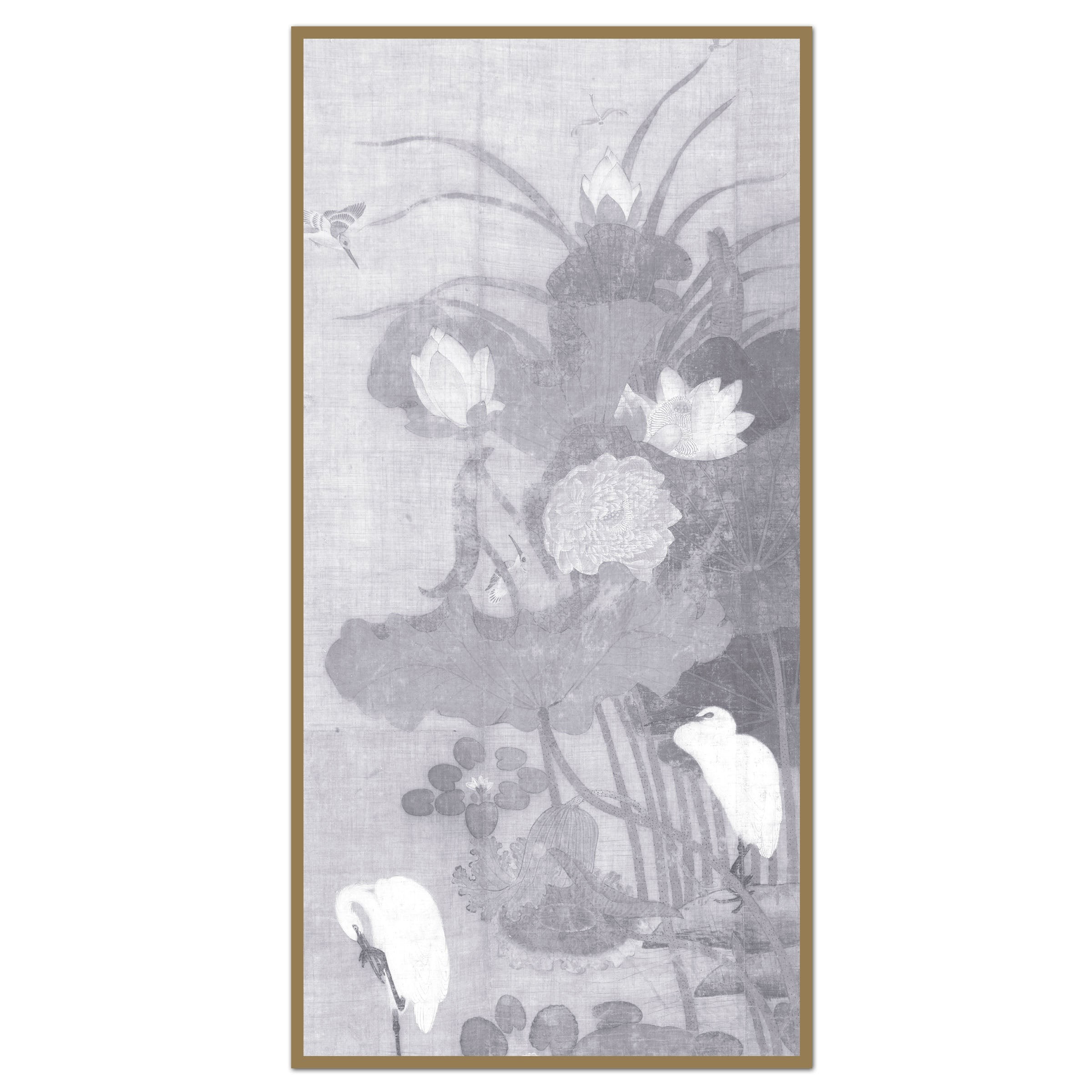 Vintage Crane Panel | Urban Garden Prints