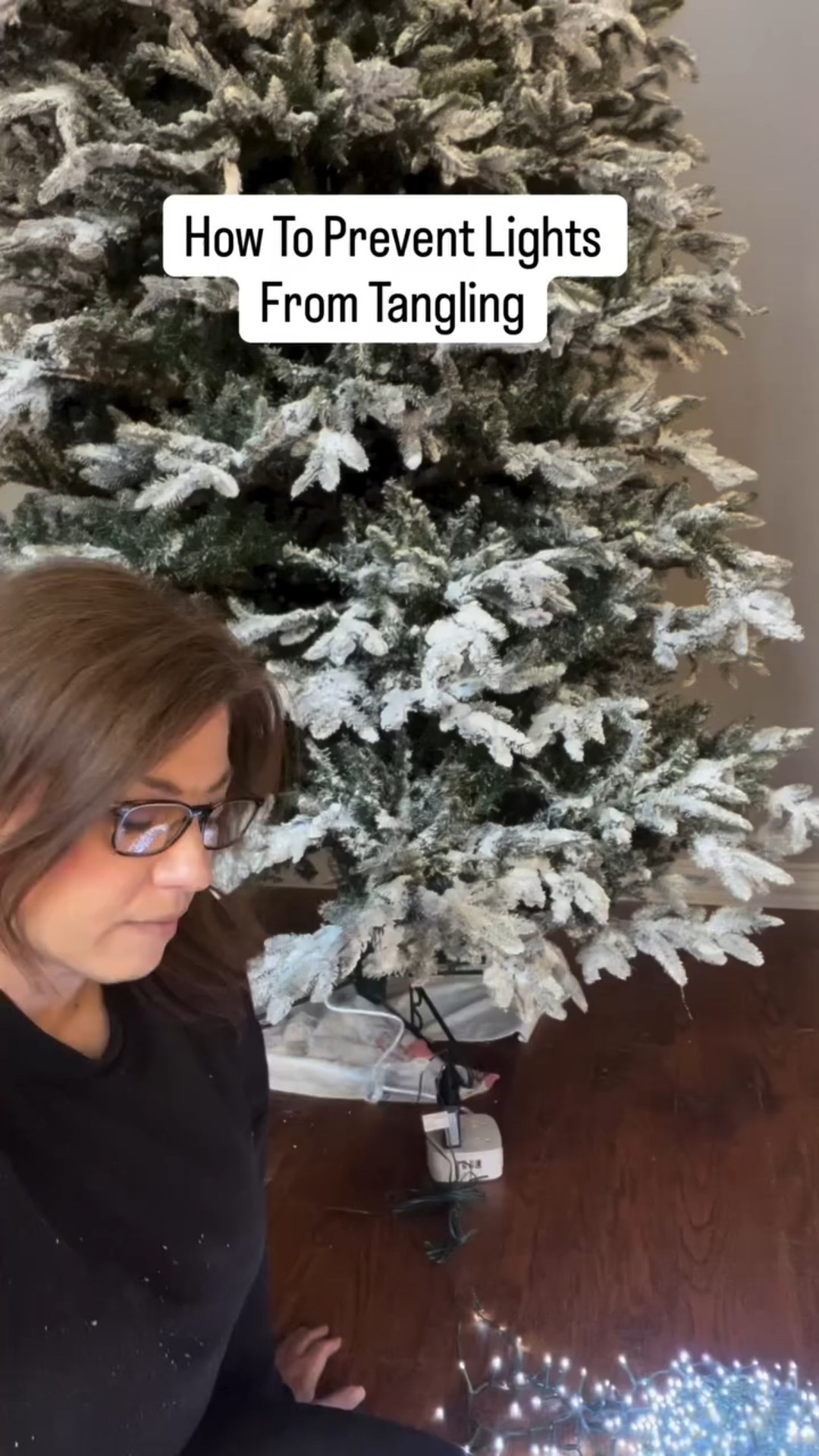 You can help keep your lights tangle free by unwinding or unfastening them before you start putting them on your tree or mantel.  Just unwind the lights and let them hang out on the floor, they will be fine even if you step on them.  They are super sturdy!

Comment “Lights” for links to all the lighting options at Holiday Hangups and follow me for tons of Christmas lighting and decorating tips and tricks this holiday season.

Happy Decorating!

Tara

#christmas #christmaslights #lights #christmasdecor #christmasdecorating #holiday #holidaydecor #holidaylights #christmastree #holidays #snakelights #icewhitelights #clusterlights #twinklelights

#LTKHoliday #LTKSeasonal #LTKHome