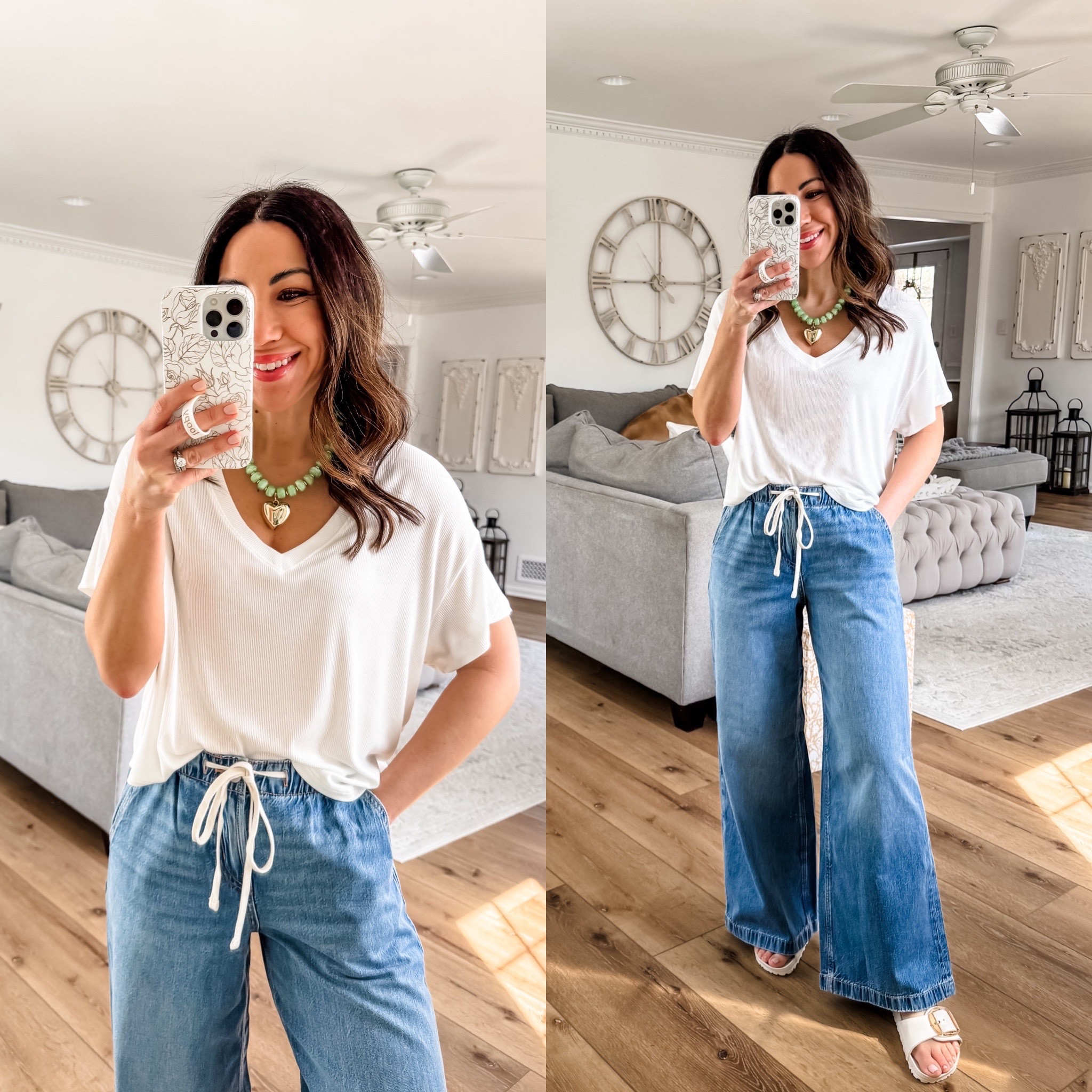 Stackable Code: tammyAE25 for 25% off sitewide at American Eagle. #AEPartner #AEJeans

Drawstring jeans, XS short period the neck small. Wide leg jeans. Baggy jeans.

#LTKPetite #LTKSaleAlert #LTKOver40