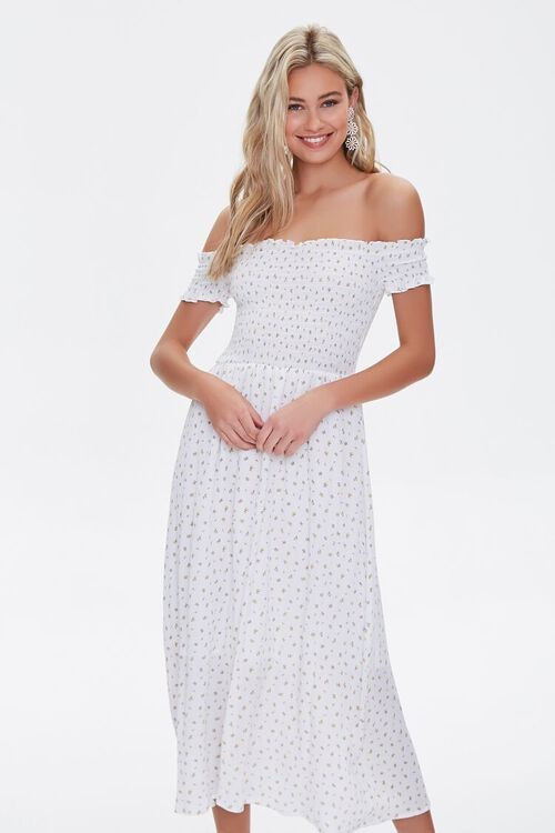 Floral Off-the-Shoulder Dress | Forever 21 (US)