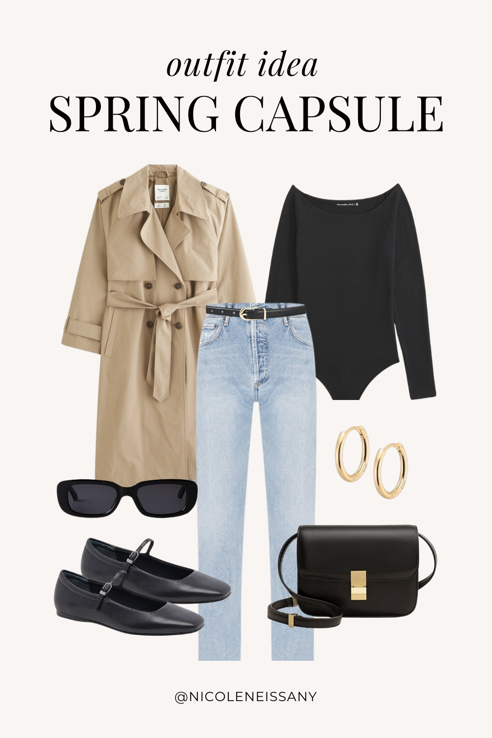 Casual spring outfit idea featuring my 2025 Spring Capsule Wardrobe staples | casual spring outfit, spring brunch outfit, spring date night outfit, spring date outfit, elevated casual spring outfit, spring work outfit, spring office outfit, spring outfits, spring shoes, 2025 spring trends, 2025 spring fashion trends, neutral capsule wardrobe, minimalist capsule wardrobe | trench coat outfit, spring jackets, spring coats, spring outerwear, off the shoulder bodysuit, off the shoulder top, spring tops, light wash jeans, light wash denim, spring jeans, spring denim, ballet flats, gold hoop earrings, trench coat outfit 

 

#LTKWorkwear #LTKTravel #LTKPetite #LTKFindsUnder100 #LTKStyleTip #LTKSeasonal #LTKFindsUnder50 #LTKShoeCrush #LTKSaleAlert
