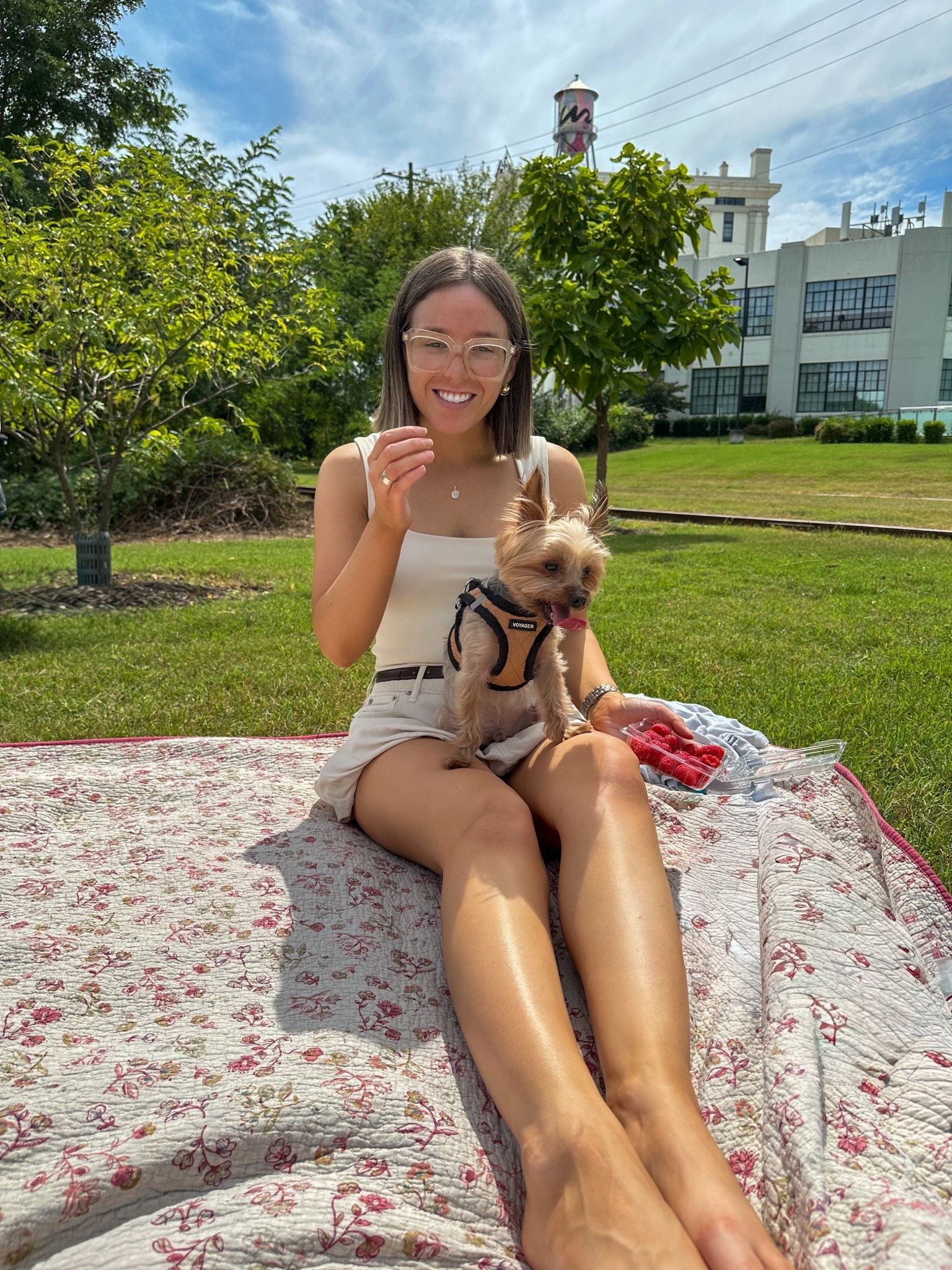 Abercrombie seamless squareneck cream bodysuit xs tts. AE Stretch Bubble Skort in cream size 0 tts. Vici brown belt with gold buckle. Nordstrom chocolate brown suede ballet flats tts and so comfy!

Bubble skort, bubble skirt, cream skirt, monochromatic outfit, transitional outfit, bodysuit, ballet flats, gold jewelry, gold chain, gold necklace, gold hoops, gold rings, ring stack, light blue chambray top, button down shirt, blue poplin button up shirt 

#LTKFestival #LTKSaleAlert #LTKSpringSale