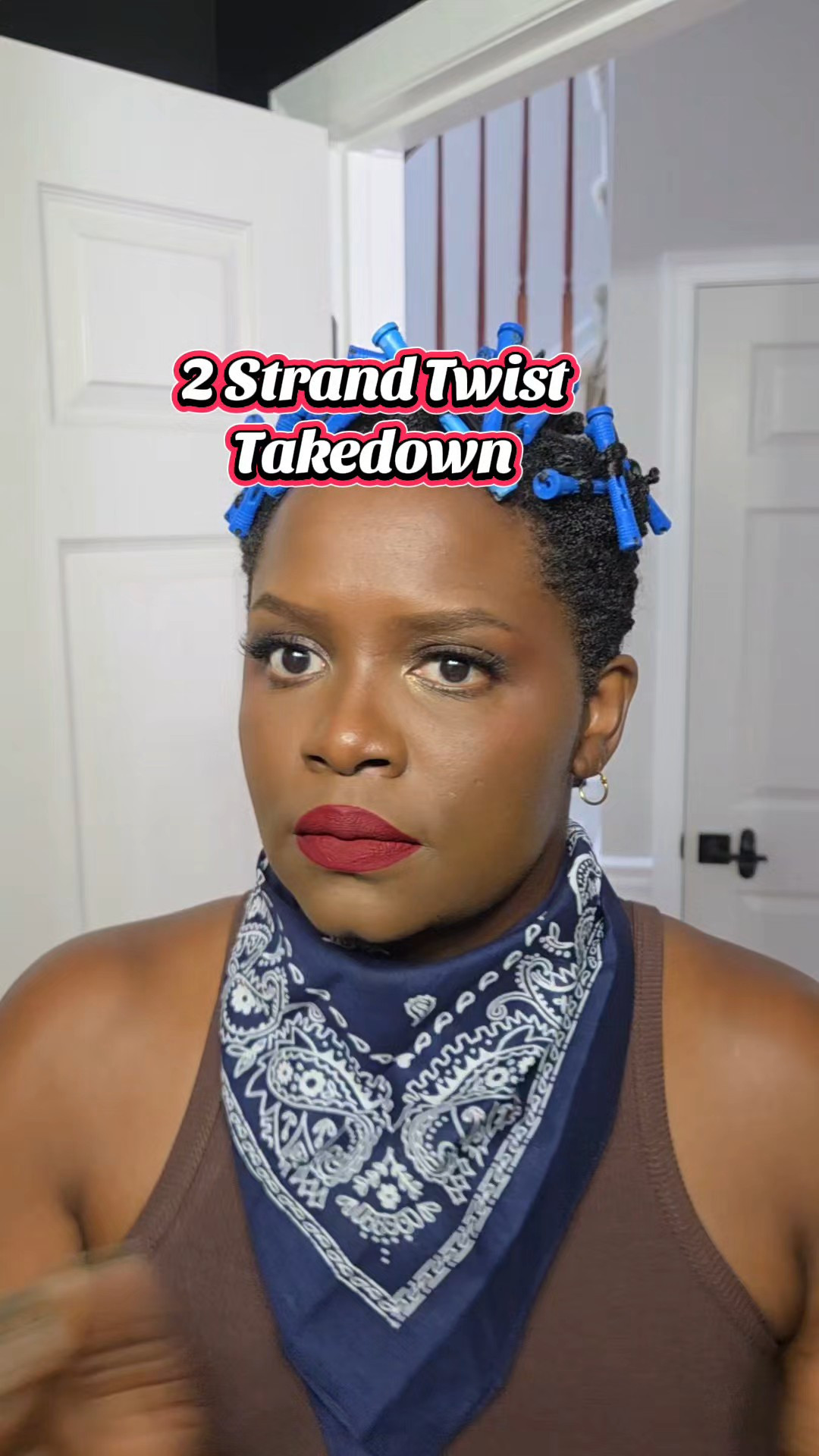 Twistout on a tapered natural cut

#LTKBeauty