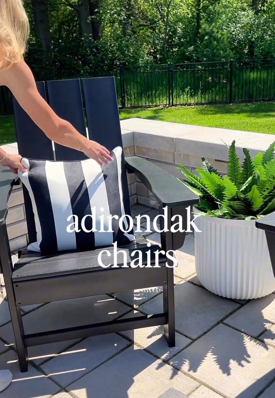 Upgrade your outdoor space with our modern Adirondack chair. Perfect for lounging in style! #outdoorliving #moderndecor

#LTKHome #LTKSeasonal