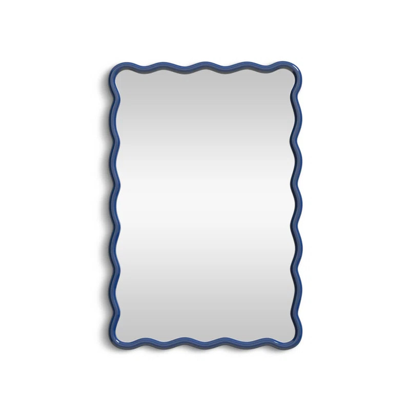 Allurine Wood Wavy Wall Mirror | Wayfair North America