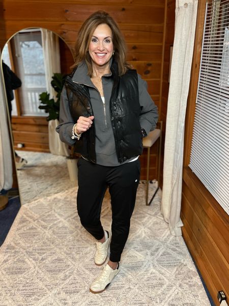 Winter Style Outfit

Vest - Large
Pullover - M
Fleece Lined Joggers - M
Sneakers - 11 your feet will thank you they’re like walking on a mattress 

#LTKover40 #LTKstyletip #LTKtravel