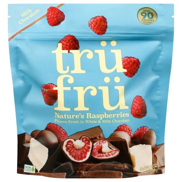 Tru Fru Natures Raspberries Frozen Fresh in White & Milk Chocolate | Walmart (US)