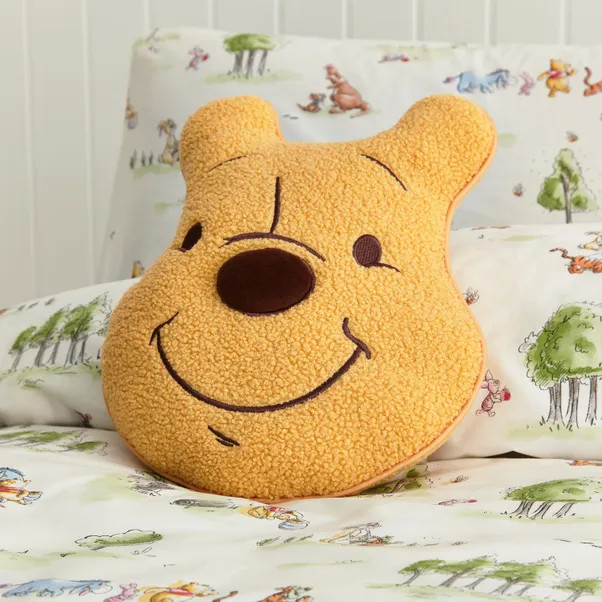 Disney Winnie the Pooh Face Cushion | Dunelm