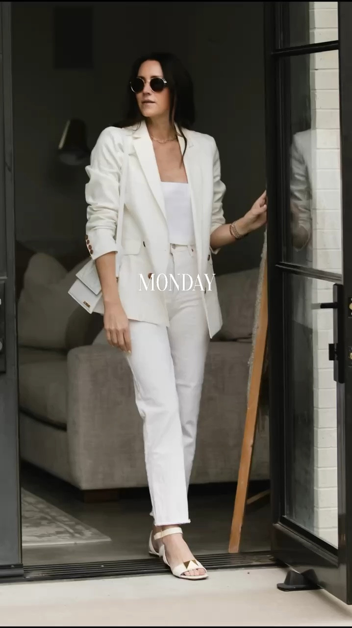 Outfits of the week 

Summer work outfit 
Mom on the go
White jeans
Summer dress

#LTKVideo #LTKItBag #LTKOver40