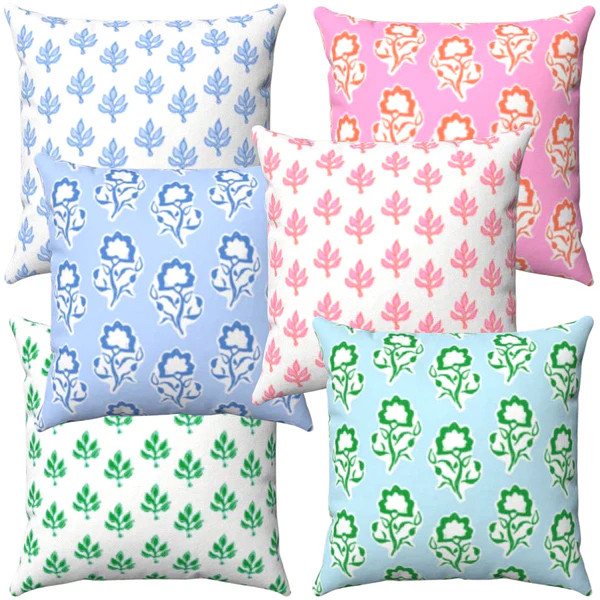 Mix & Match H20 Proof Indoor Outdoor Pillows | James Ascher