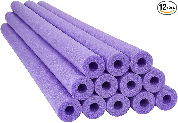 Nezyo 12 Pack Pool Noodles Foam Swim Noodles 52 Inch Jumbo Hollow Swimming Pool Noodle Bulk Float... | Amazon (US)