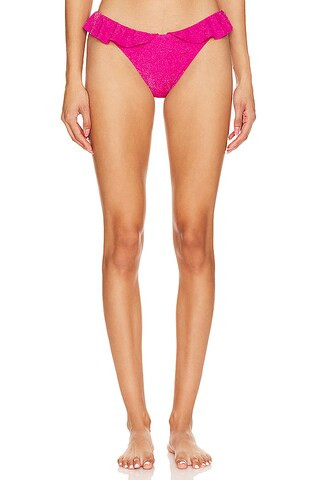 BEACH RIOT Iris Bikini Bottom in Fuchsia Peony from Revolve.com | Revolve Clothing (Global)