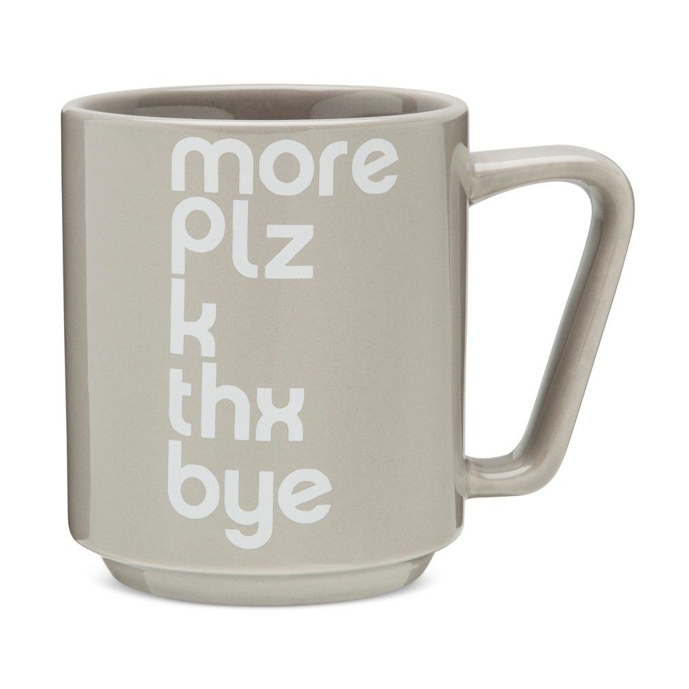 16oz Stoneware Coffee Mug Gray - Room Essentials | Target