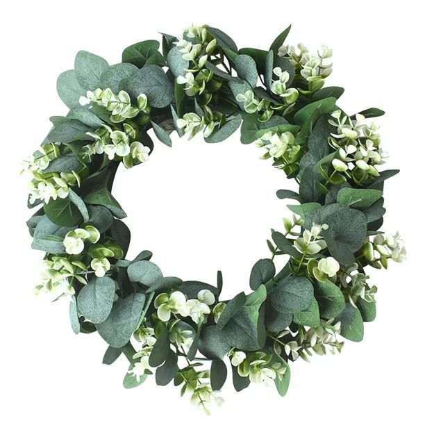 TureClos Artificial Greenery Wreath Pendant Door Simulation Leaves Decor Home Wedding Floral Orna... | Walmart (US)