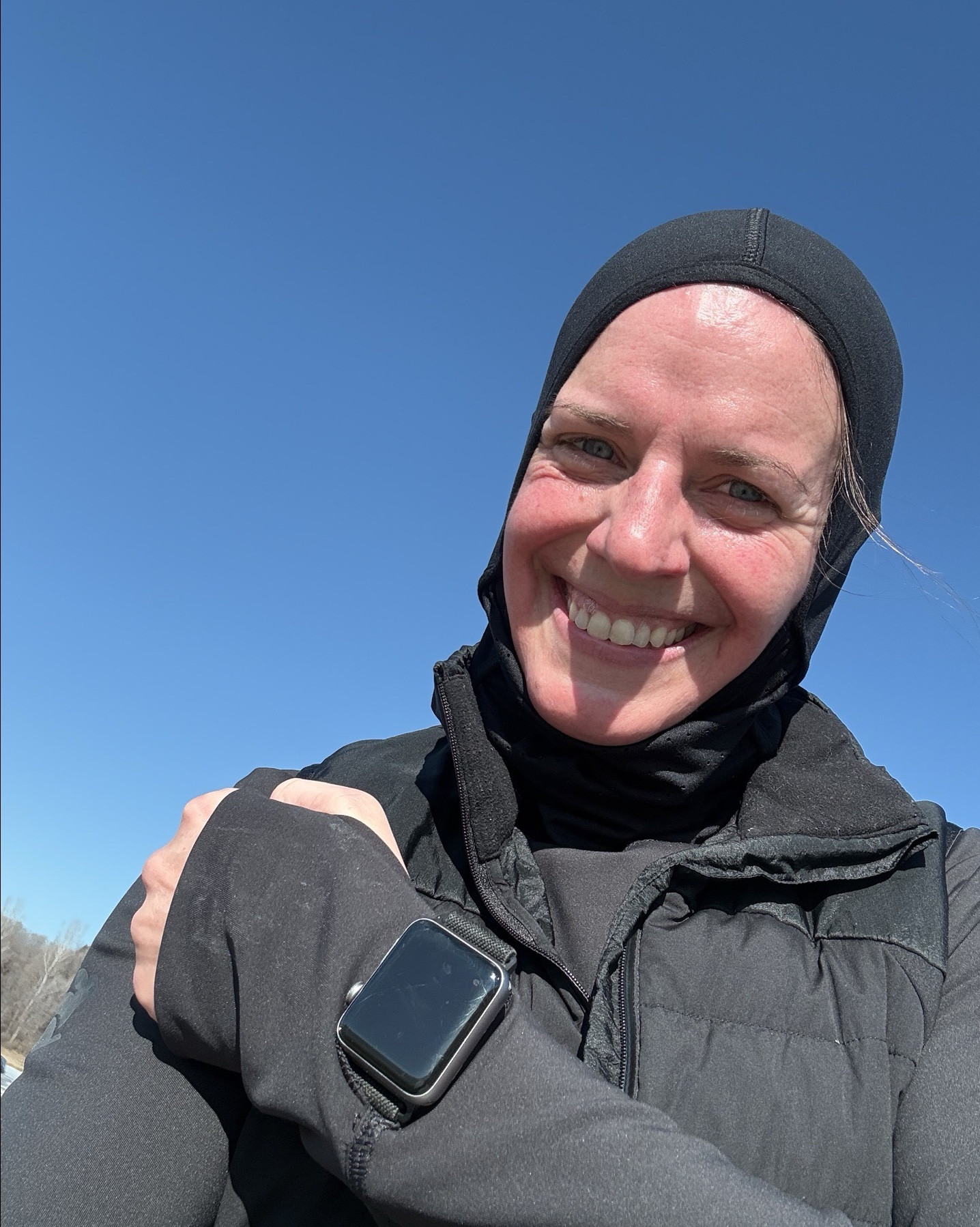 Where are all my active outdoor girls at?! Have you tried the Rabbit Cocoon 2.0??? LIFE CHANGING. And am I the only one who didn’t know about this item??? It’s got a hole for your watch and your ponytail and a hood and neck gaiter. ￼

#LTKOver40 #LTKfitnessgoals #LTKSeasonal