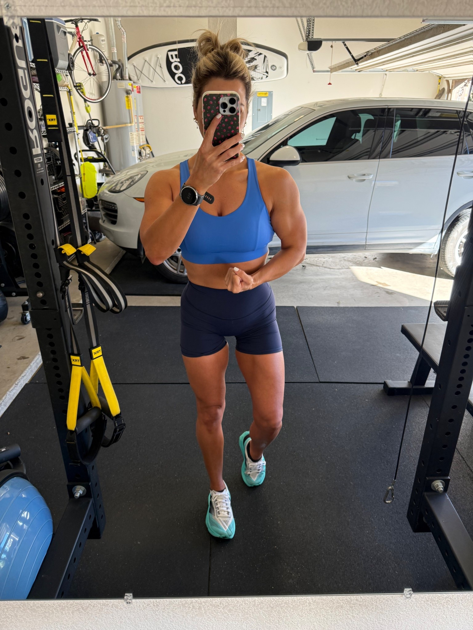 Amazon outfit fit! Wearing S in sports bra wearing M in biker shorts

#LTKFindsUnder50 #LTKActive #LTKSaleAlert