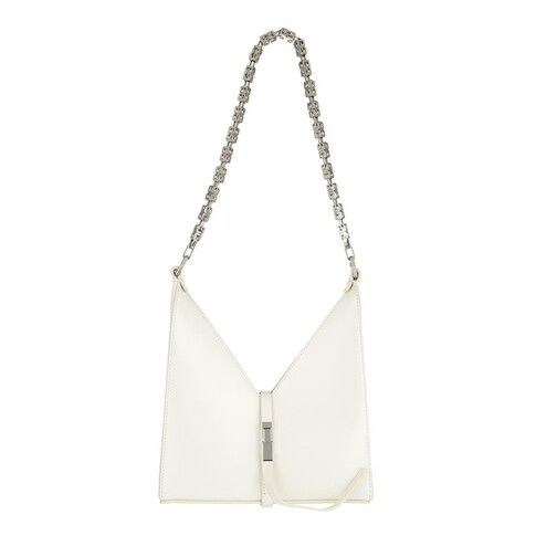 Givenchy Mini Chain Cut Out Bag Leather Ivory in weiß | fashionette | Fashionette (DE)