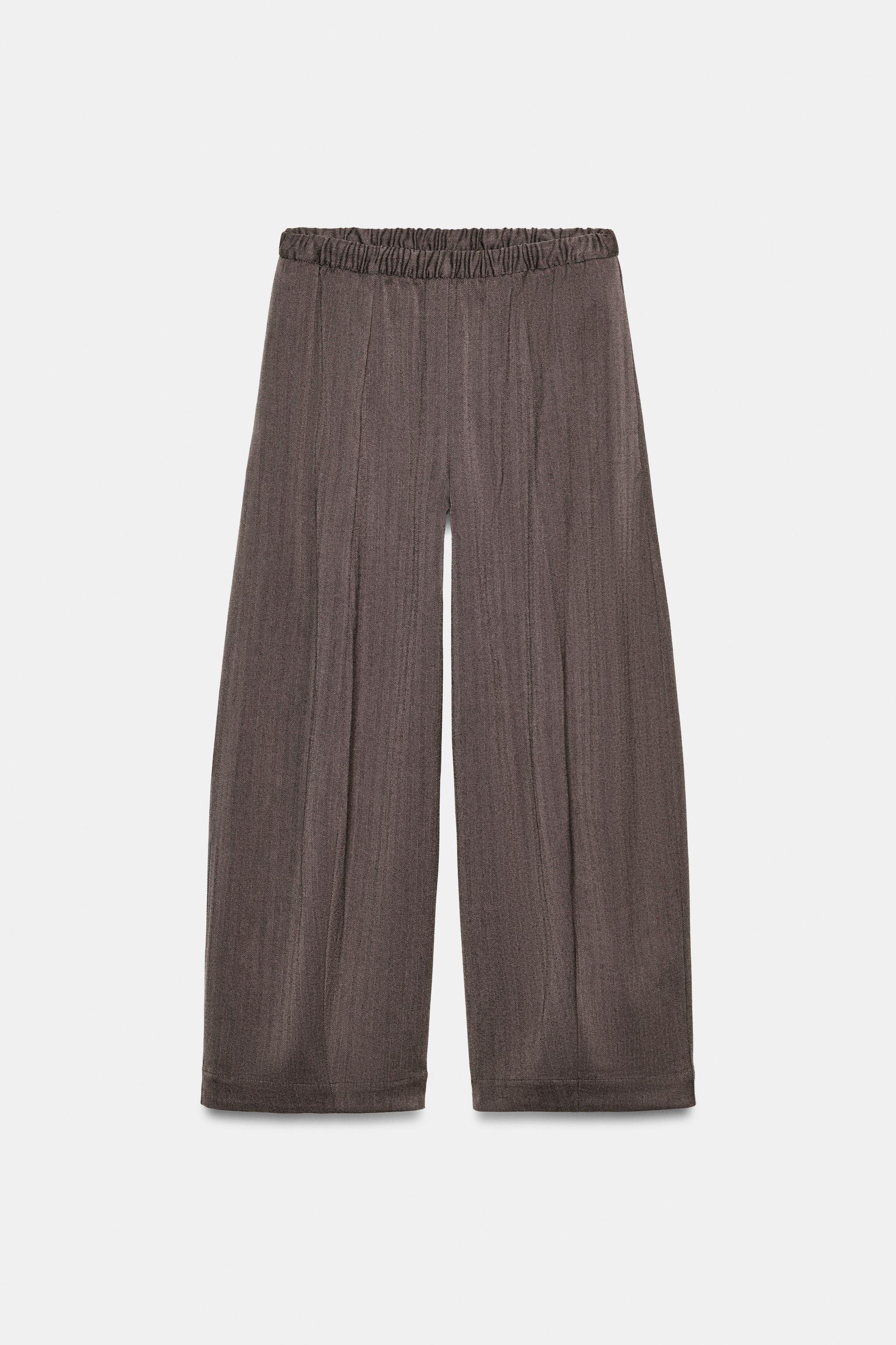 ZW COLLECTION WIDE LEG PANTS | Zara US