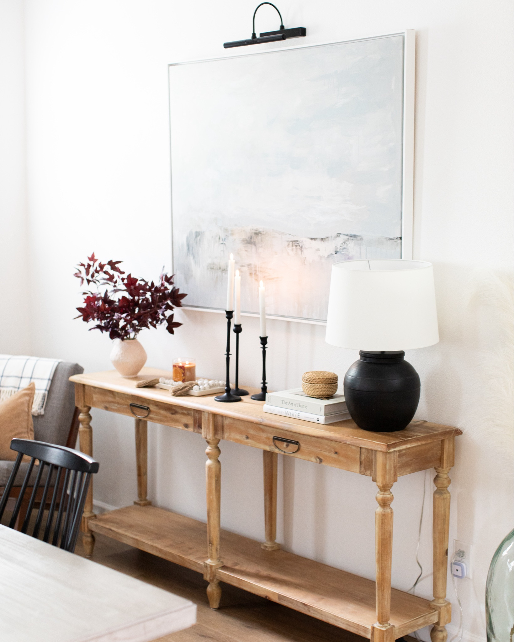 Fall console table decorating idea! 🍂 Here's what I bought and how I styled it to create a warm and welcoming vibe. And my favorite LED candles 🕯️

#FallDecor #ConsoleTableStyling #AutumnHome #CozyVibes #HomeDecorIdeas

Fall Console Table Decor, Autumn Home Styling, Seasonal Decor, Cozy Home Ideas, Entryway Inspiration

#LTKFallSale 

#LTKSeasonal #LTKHome