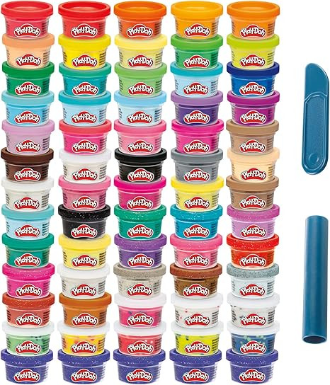 Play-Doh Ultimate Color Collection 65-Pack of 1-oz Cans, Includes Sparkle, Confetti & Color Burst... | Amazon (US)