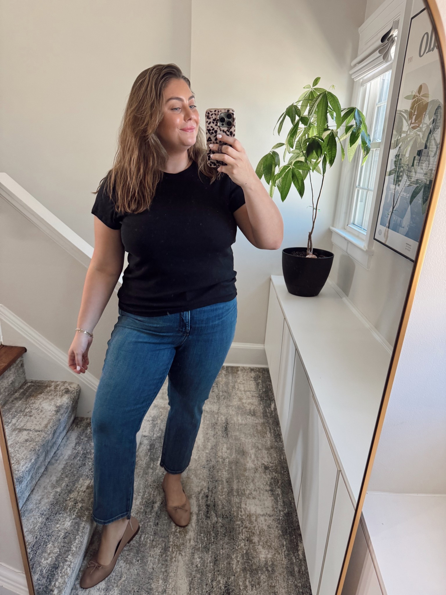 Wearing size XXL in T-shirt & 16 in jeans. 

#LTKMidsize #LTKStyleTip