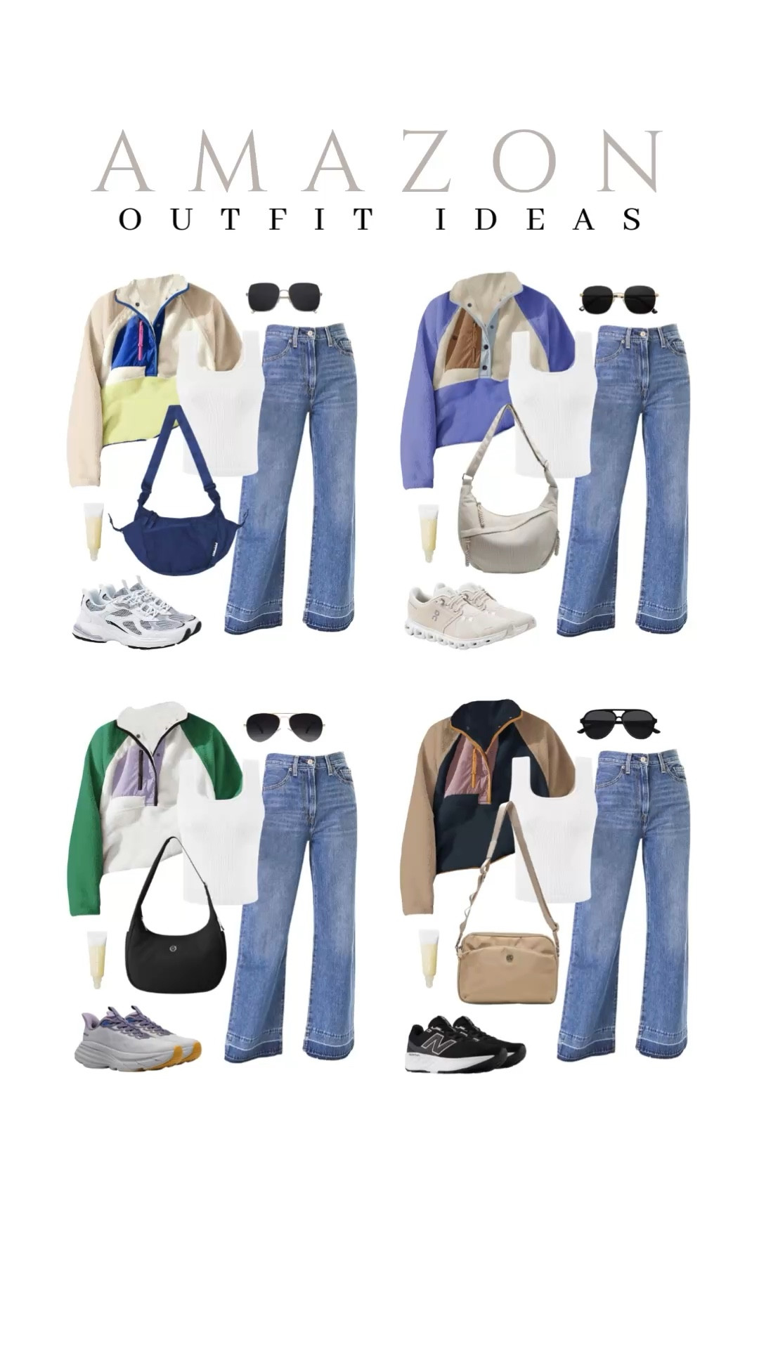 Casual and comfy for running errands. These jeans and fleece sweaters make such an easy outfit.
fitted tank, peptide lip balm, crossbody bag, running shoes, casual outfit inspo, capsule wardrobe, favorite finds, top picks, mom outfit, everyday style, transitional style, trendy look, viral style, affordable look, amazon favorites, spring outfit idea

#LTKootd #LTKSeasonal #LTKU