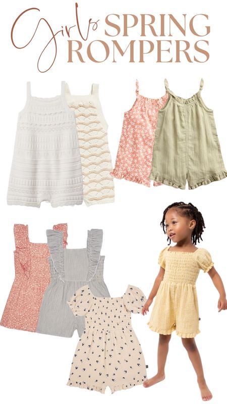 Girls Spring Rompers Finds 

#LTKbaby #LTKkids #LTKfindsunder50