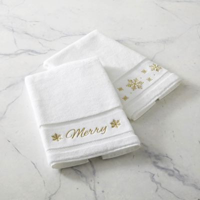 Frontgate Resort Collection™ Holiday Hand Towels, Set of Two | Frontgate
