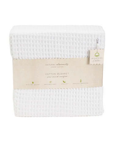 108x90 Waffle Blanket | Marshalls