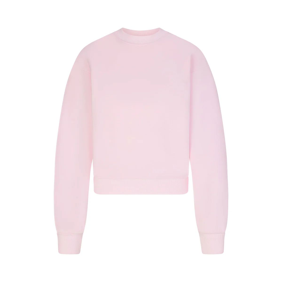 COTTON FLEECE CLASSIC CREWNECK | CHERRY BLOSSOM | SKIMS (US)