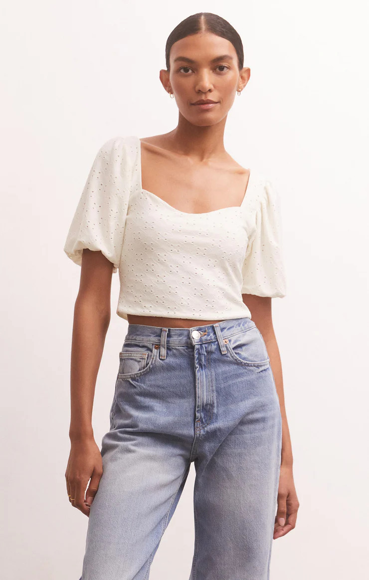 Mae Knit Eyelet Top | Z Supply
