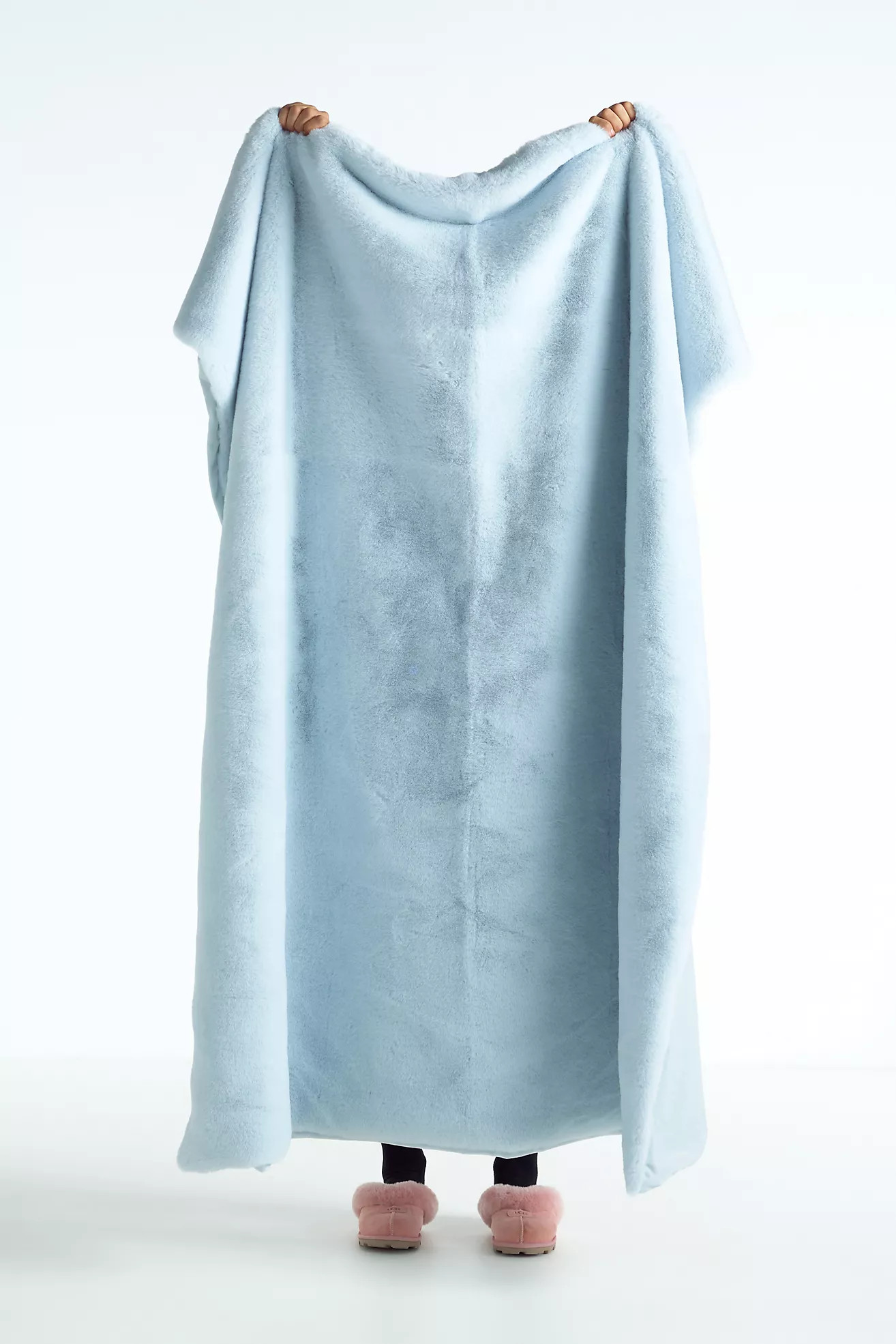 The Sophie Faux Fur Throw Blanket | Anthropologie (US)