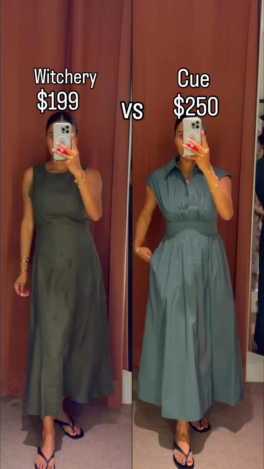 Same same but different! This time it’s a gorgeous cotton dress in Olive. Which is such a popular colour this season. This style of dress is super flattering. It synchs at the waist and is cut to a bias… but which one would you pick?

Comment DRESS and I will send you a link to shop these two dresses and more summer options x