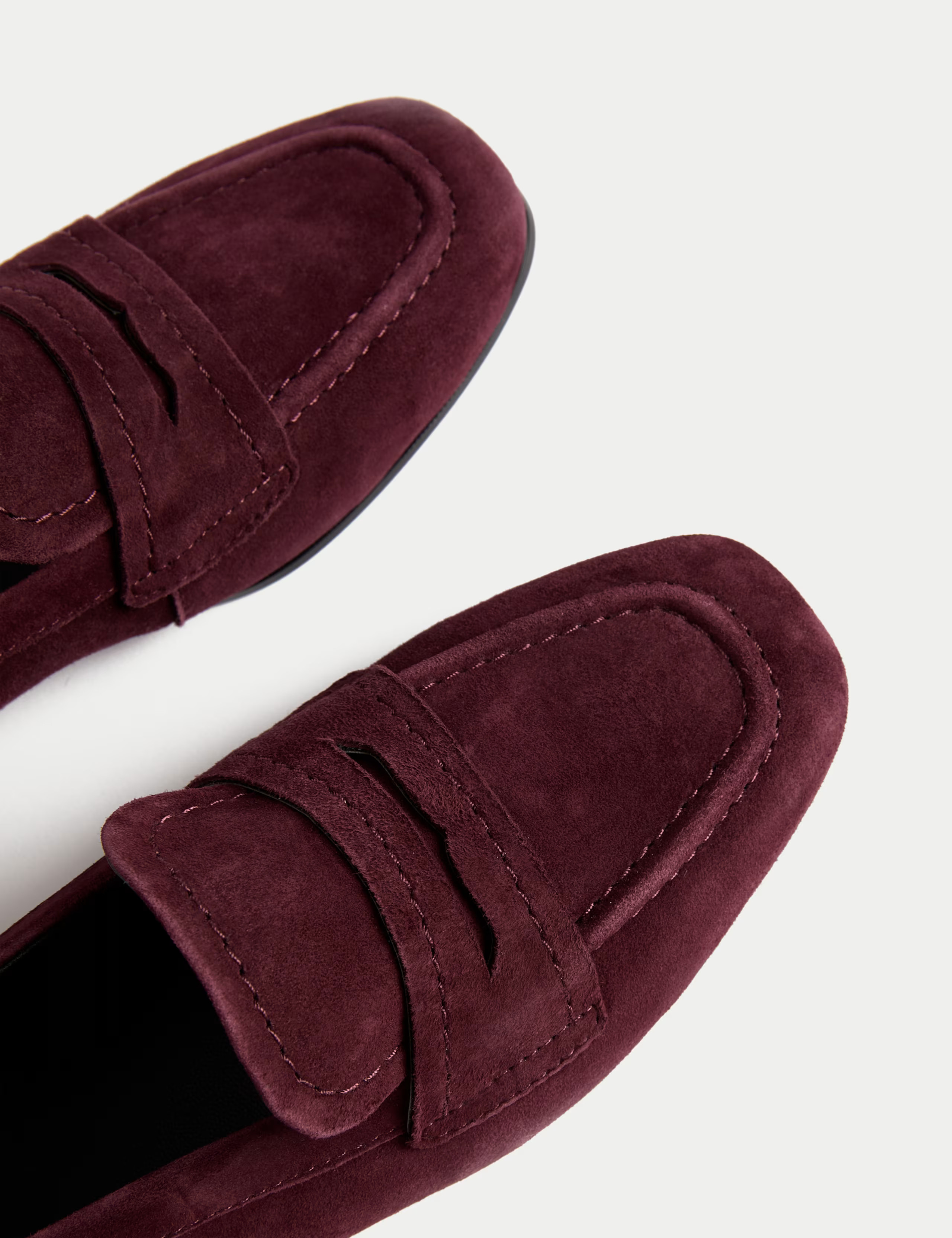 Suede Slip On Flat Loafers | M&S Collection | M&S | Marks & Spencer (UK)