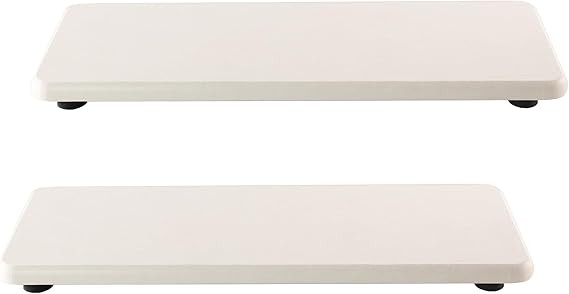 2 PCS Bathroom Sink Vanity Trays(8.66" * 3.15"), Diatomaceous Earth Coasters, Kitchen Soap Tray, ... | Amazon (US)