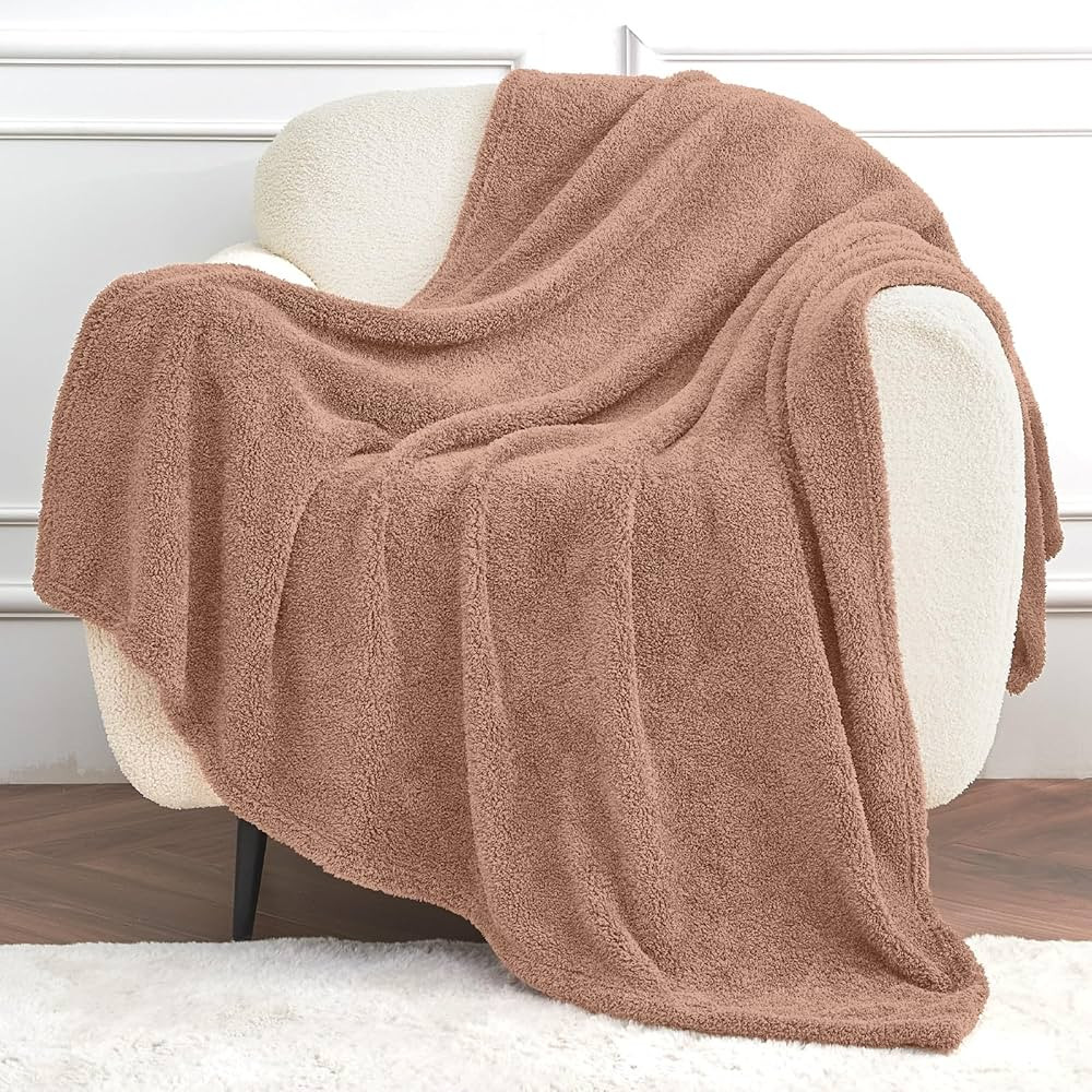 DISSA Throw Blanket, Super Soft Cozy Fuzzy Plush Warm Blankets & Throws for Couch, Sofa, Chair, B... | Amazon (US)