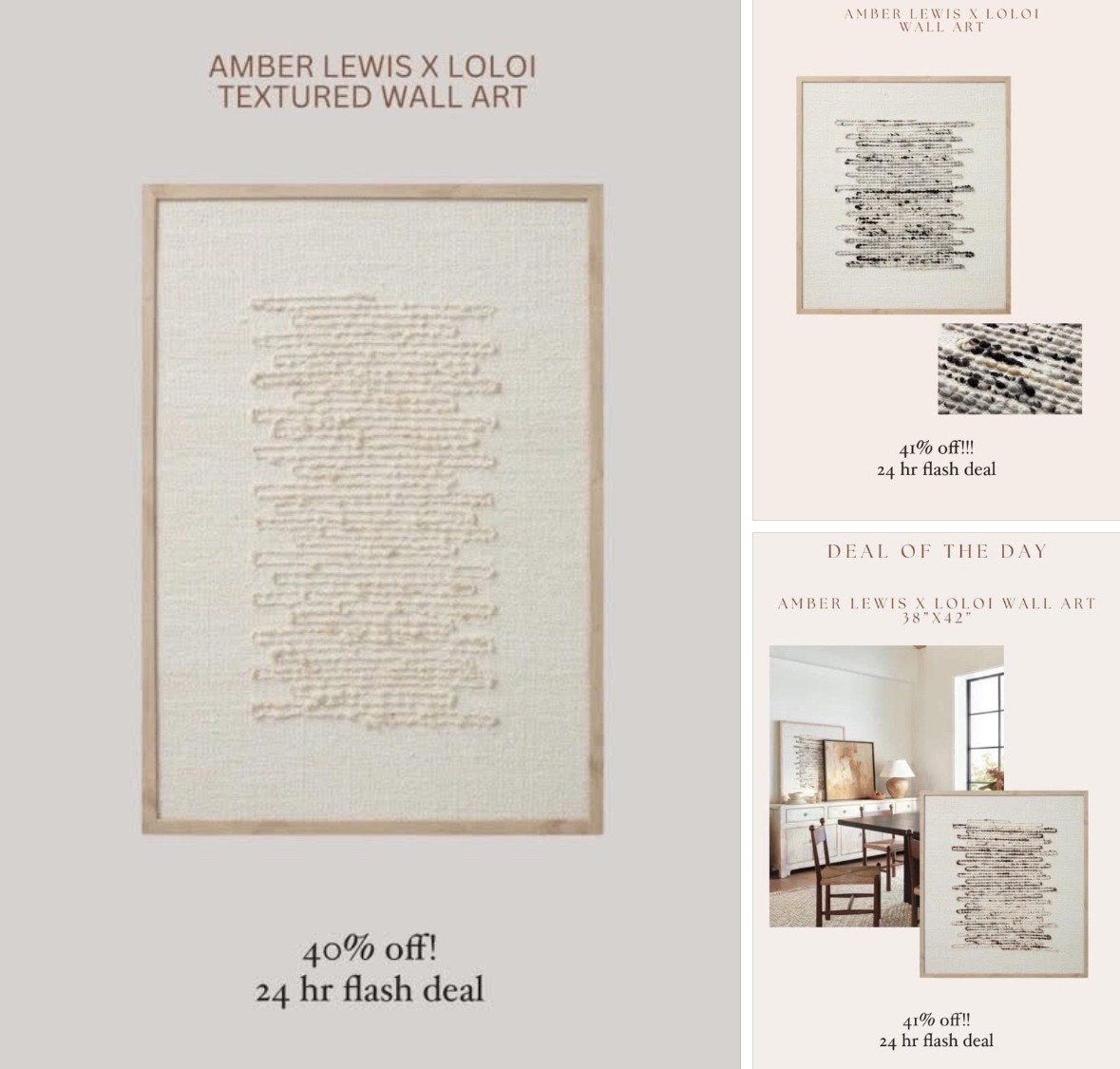 OMG!!!!! 🚨🚨 viral loloi wall art on 24 hr flash deal!!!! Best sales I’ve seen for these in over a year!!!!! 😍😍😍 



#LTKSaleAlert #LTKStyleTip #LTKHome