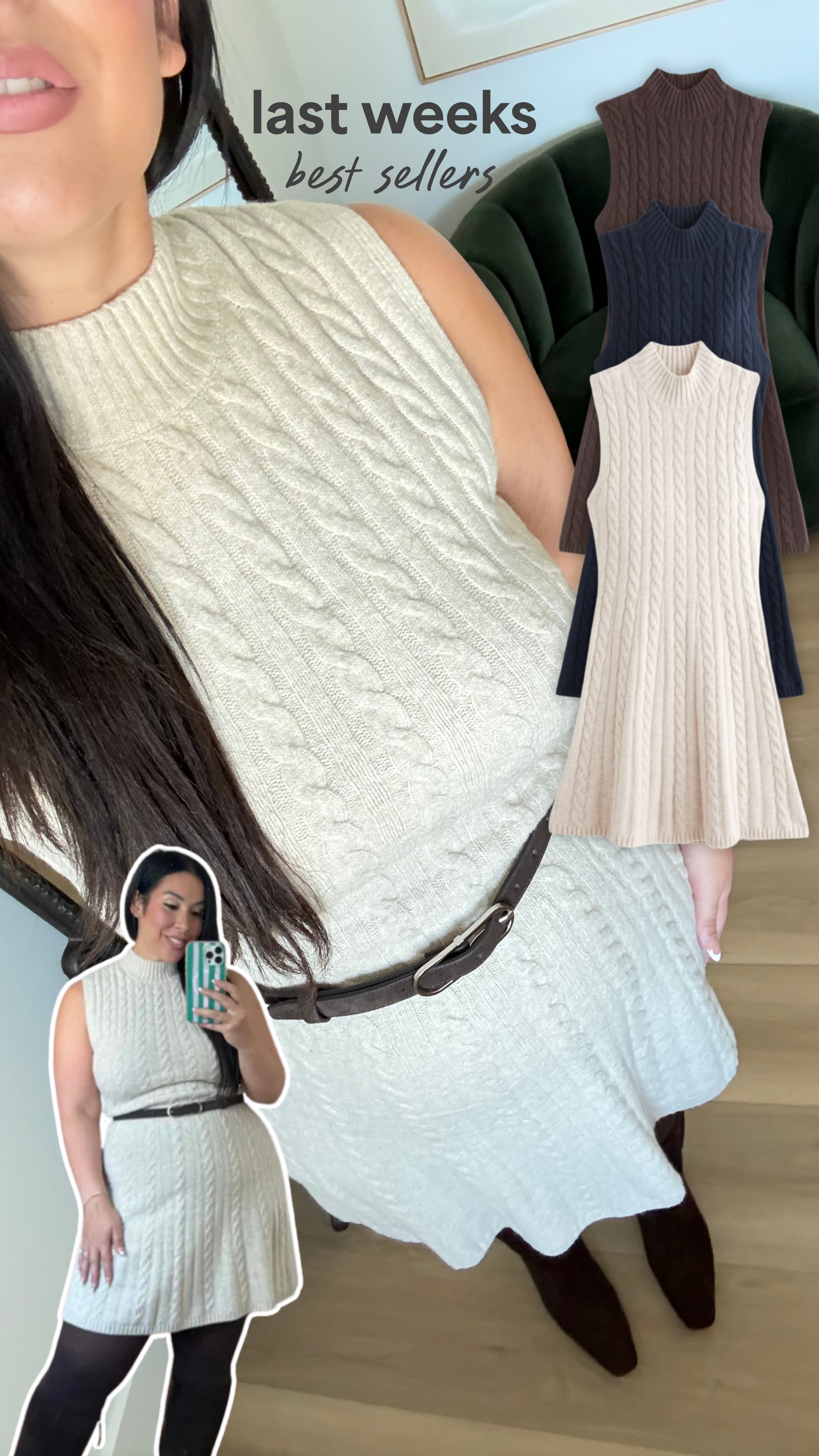 This sweater mini dress is the perfect fall dress, I’m obsessed with the texture and it would be so cute for fall family photos! 

Wearing XL

Fall dresses, sweater dress, mid size ootd for fall, fall outfit ideas, family photo dresses

#LTKMidsize #LTKootd