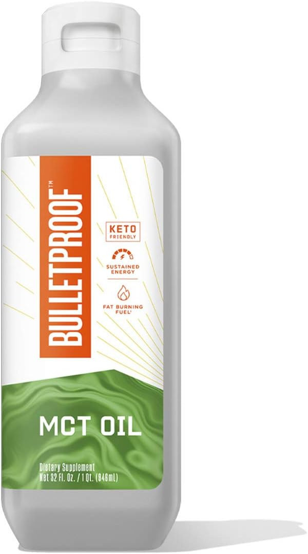 MCT Oil Made with C10 and C8 MCT Oil, Flavorless, 14g MCTs, 32 Fl Oz Bulletproof XCT Keto Supplem... | Amazon (US)