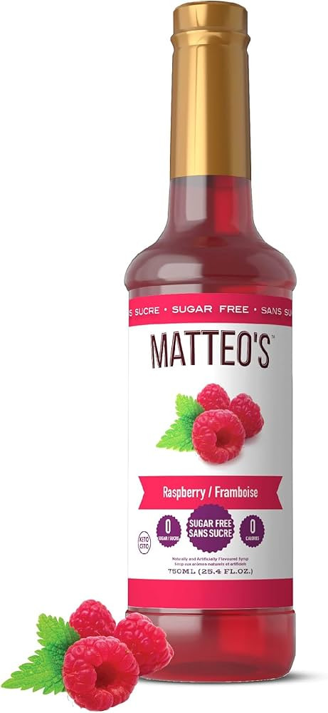 Matteo's Sugar-Free Fruit Syrup, Sweeteners for all types of Beverages - for Pastry, Dessert, Kit... | Amazon (CA)