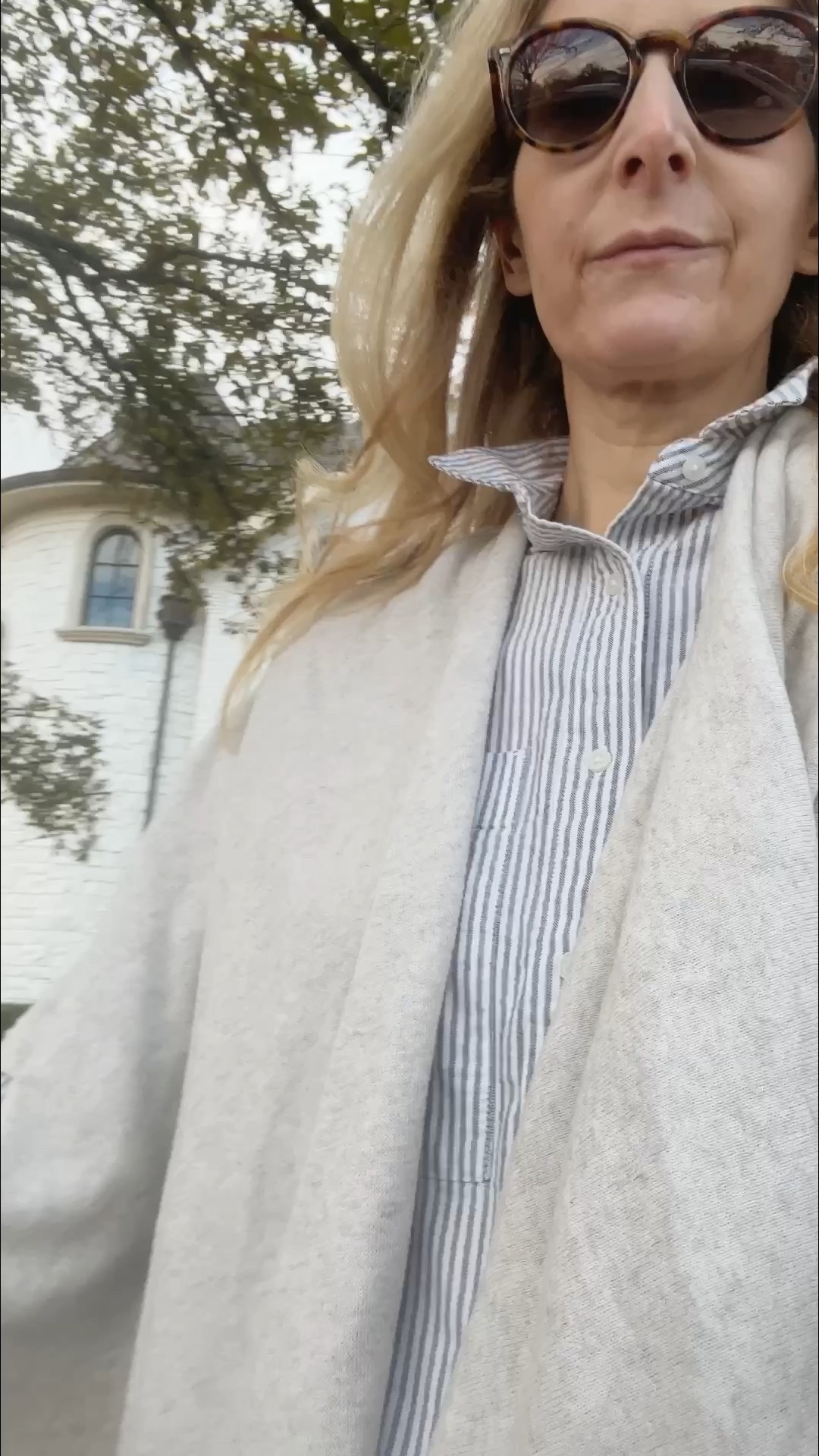 School drop off and loving this weather. I wear this light weight wrap all the time. It hangs beautifully (don’t have to fidget with it). I love giving wraps like this because it’s one sis’s fits all and perfect for travel. I always pack for cold airplanes! 

#LTKWatchNow #LTKTravel #LTKSeasonal