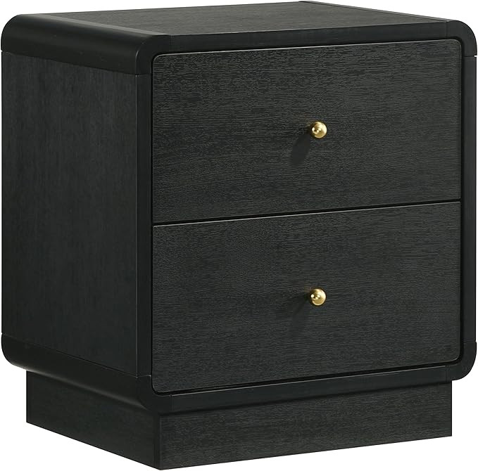Coaster Home Furnishings Cavelle Transitional Wood 2-Drawer Bedroom Nightstand Bedside Table Orga... | Amazon (US)