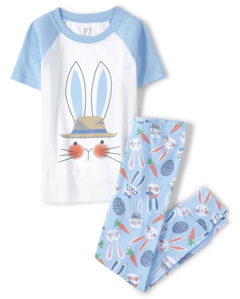 Boys Matching Family Easter Bunny Snug Fit Cotton Pajamas - brook | The Children's Place