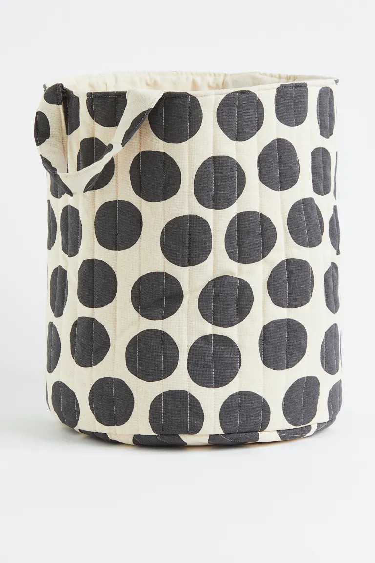 Quilted Cotton Storage Basket | H&M (US + CA)