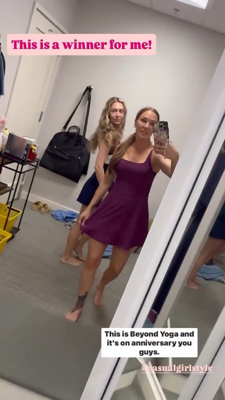 Beyond yoga active dress on sale for Nsale!!love these colors! 

#LTKActive #LTKStyleTip #LTKSaleAlert