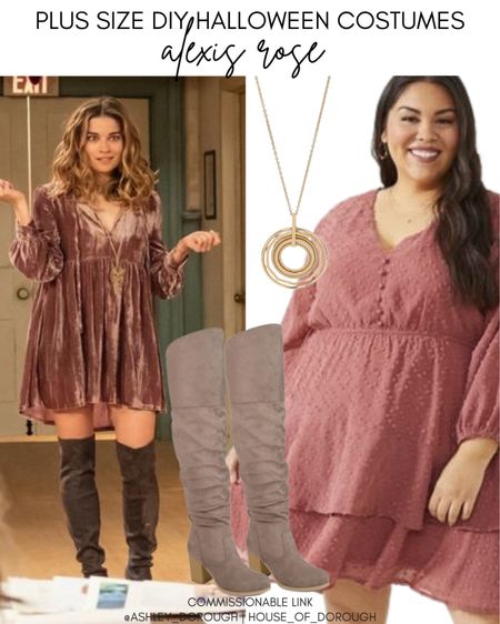 Plus size Halloween costume ideas: Alexis Rose from Schitt's Creek 

How to get the look: 
Mauve flowy dress (bonus if it's velvet), pendant necklace, and thigh-high boots

#LTKSeasonal #LTKcurves #LTKHalloween