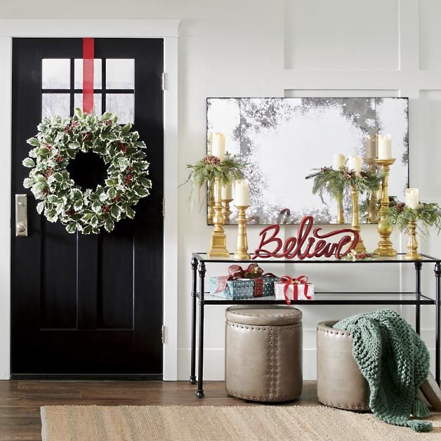 Classic Holly Wreath | Grandin Road | Grandin Road